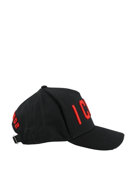 cappello dsquared nero